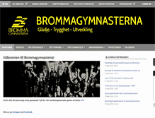 Tablet Screenshot of brommagymnasterna.se